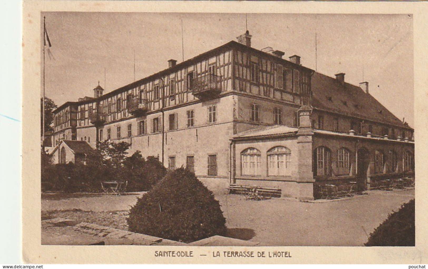 ZY 98-(67) SAINTE ODILE - LA TERRASSE DE L' HOTEL - 2 SCANS - Sainte Odile