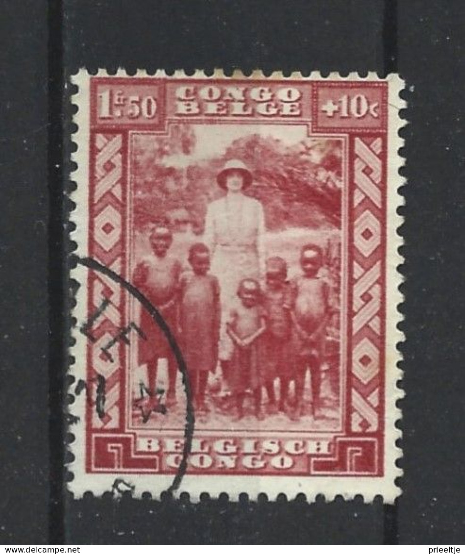 Congo Belge 1936 Queen Astrid Y.T. 195 (0) - Used Stamps