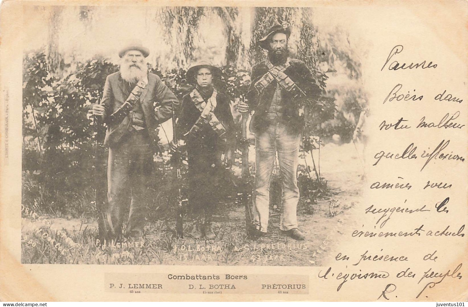 CPA Combattants Boers-Lemmer-Botha-Prétorius    L2883 - Histoire
