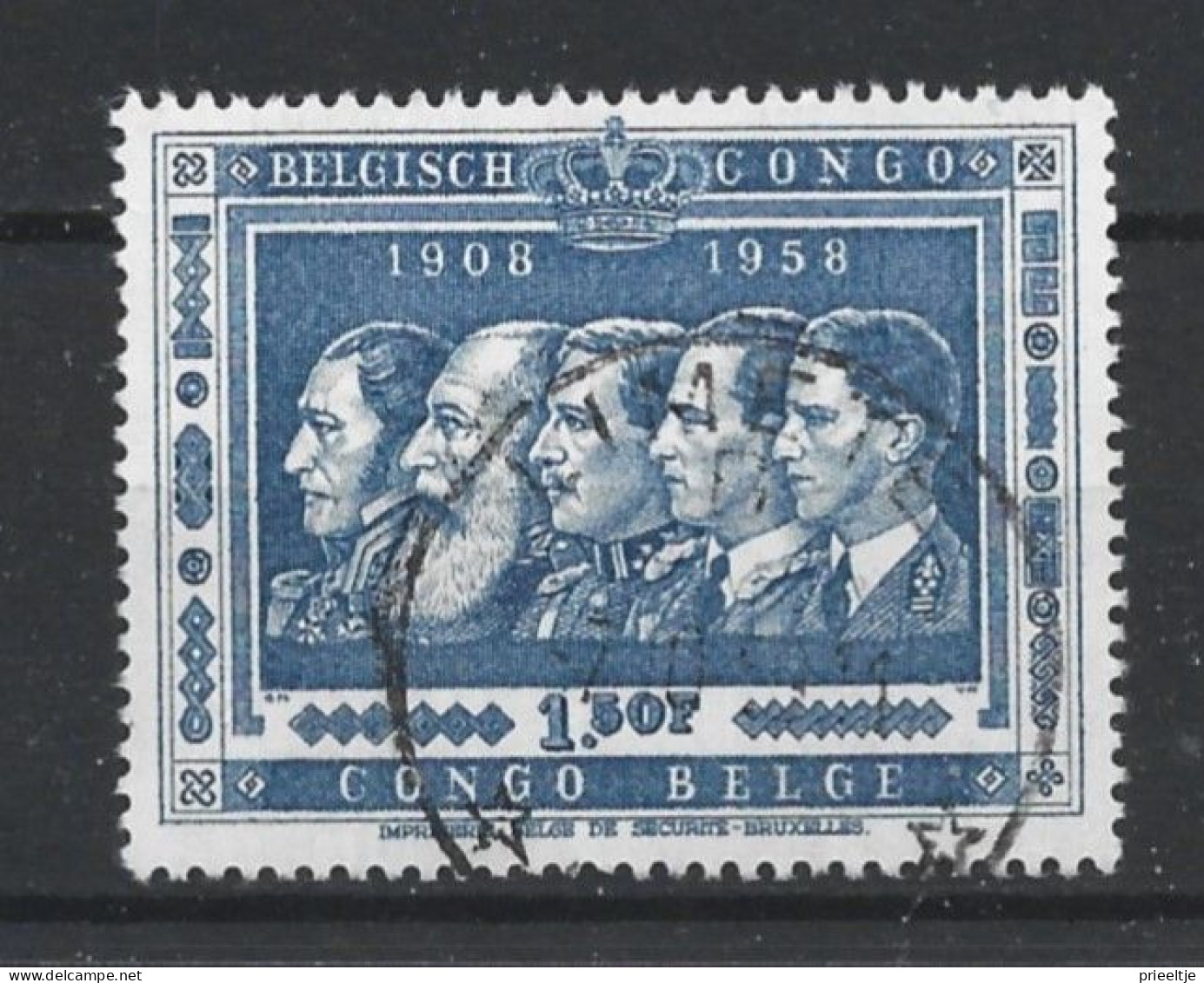 Congo Belge 1958 Kings Y.T. 345 (0) - Usados