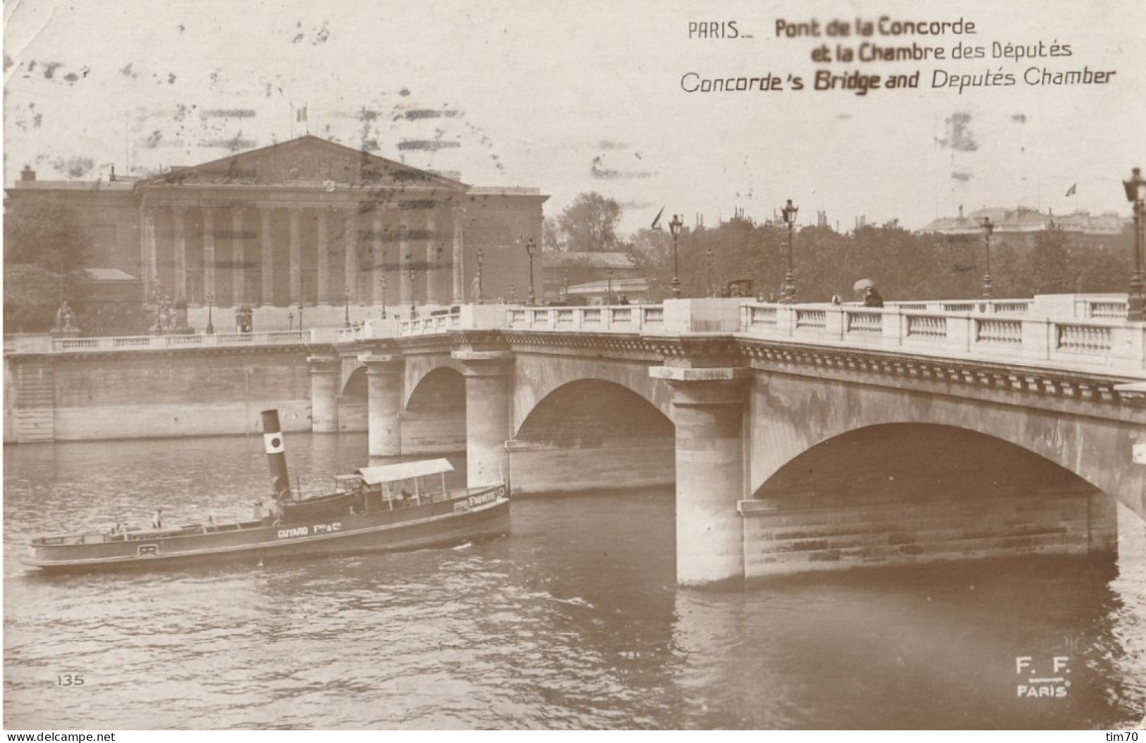 CT  PARIS   PONT DE LA CONCORDE - Plätze