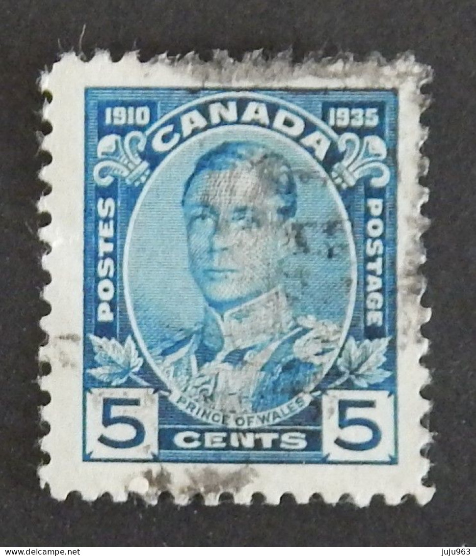 CANADA YT 176 OBLITERE " PRINCE DE GALLES" ANNÉE 1935 - Gebruikt