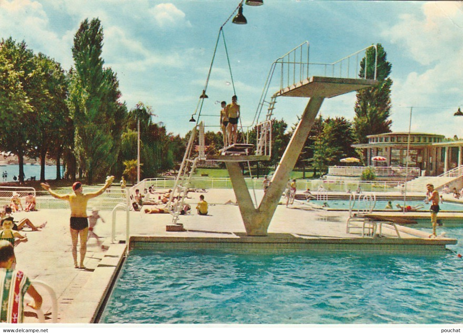 ZY 105-(71) MACON - LA PISCINE - LE PLONGEOIR - ARCH. AUGROS - 2 SCANS - Macon