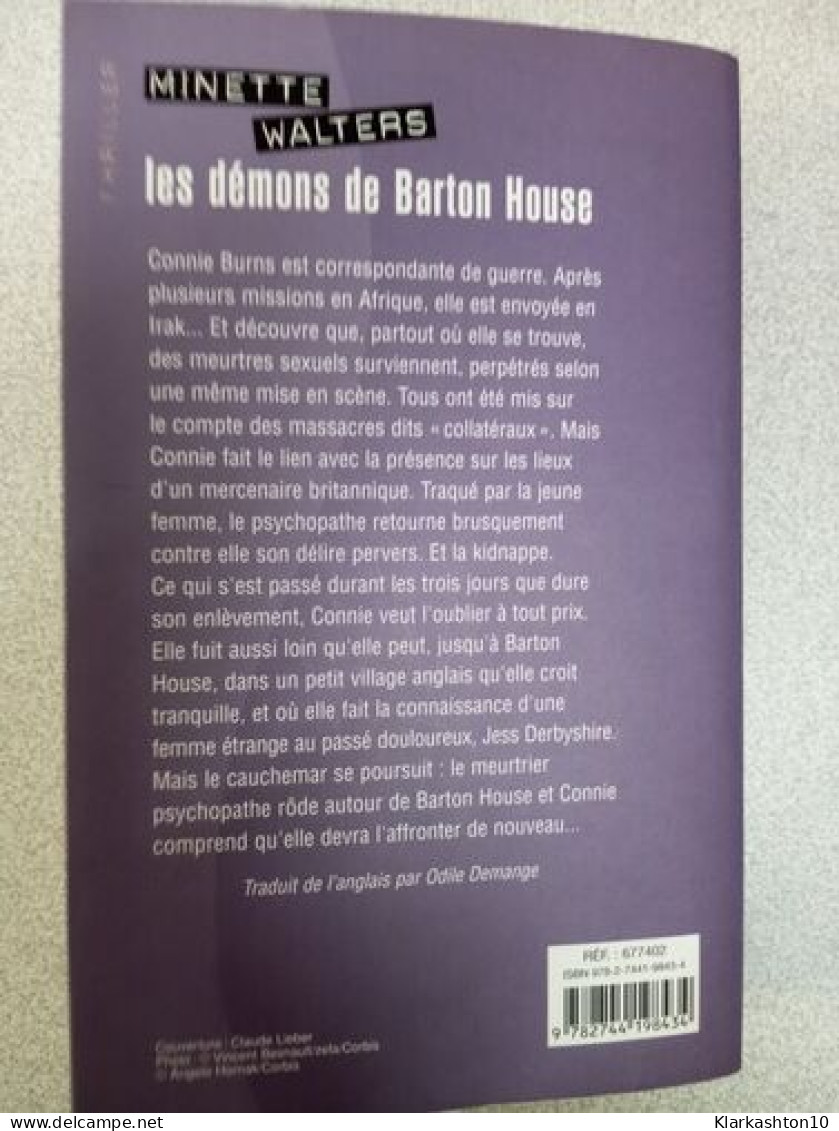 Les Démons De Barton House - Other & Unclassified