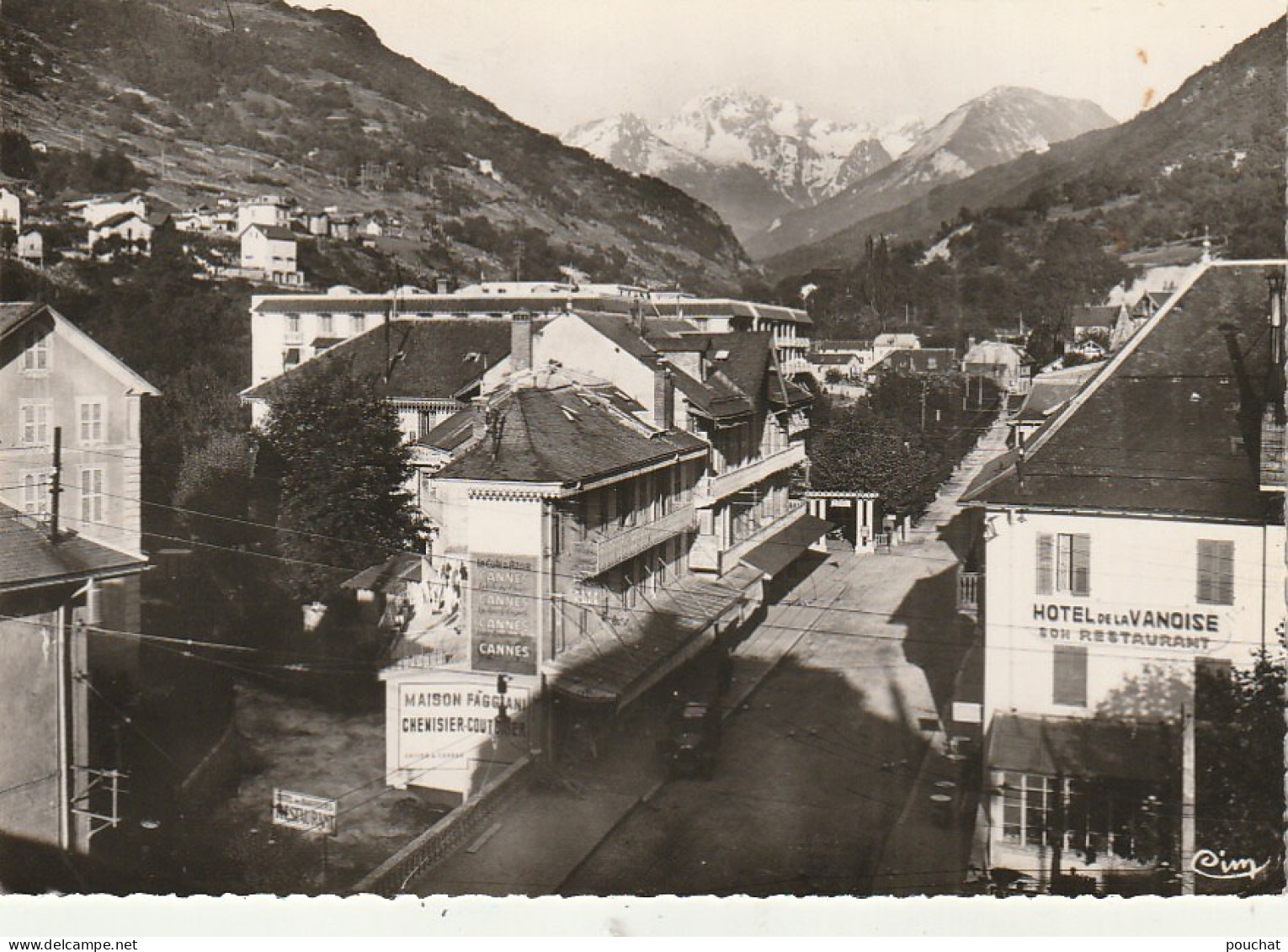 ZY 107-(73) BRIDES LES BAINS - RUE CENTRALE - HOTEL DE LA VANOISE - 2 SCANS - Brides Les Bains