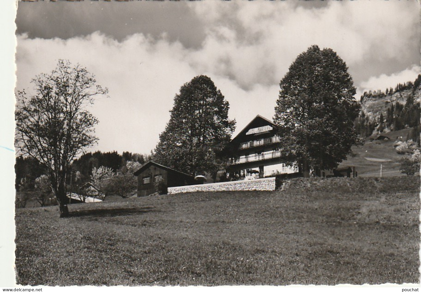 ZY 107-(73) SAINT NICOLAS LA CHAPELLE - LE MARTERAY VU DE L' HOTEL - 2 SCANS  - Autres & Non Classés