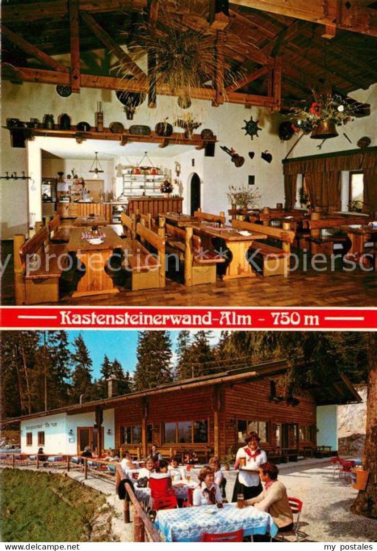 73651263 Bischofswiesen Kastensteinerwand Alm Gaststube Terrasse Bischofswiesen - Bischofswiesen