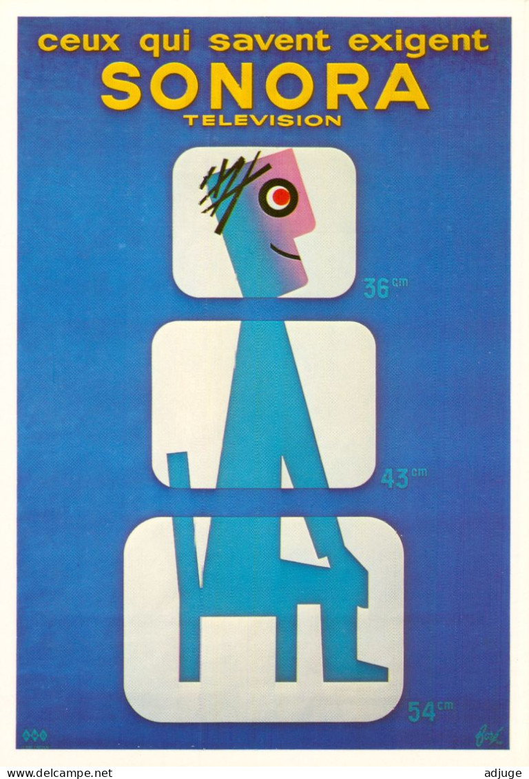 CPM- Illustrateur Affichiste FORÉ - Publicité Pour Les Téléviseurs "SONORA" *1986* TBE - Fore