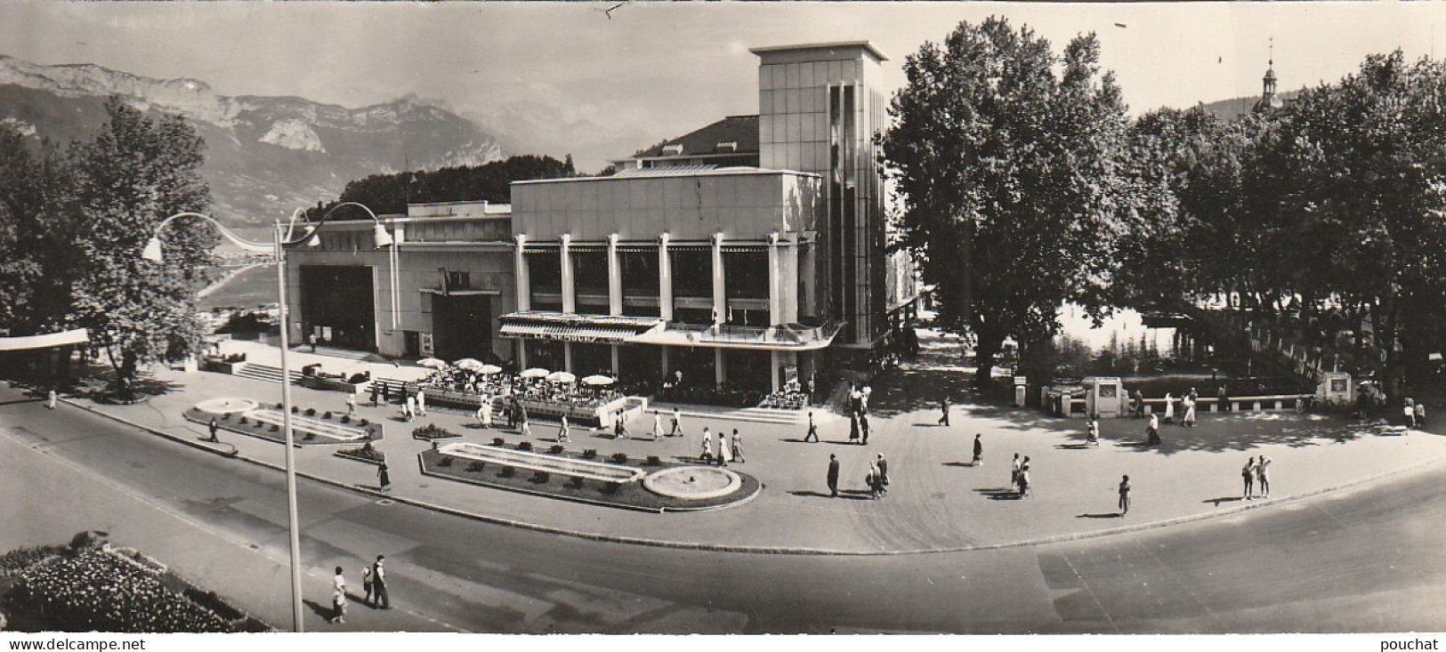 ZY 109-(74) ANNECY - LA PLACE DE LA LIBERATION - LE CASINO , LE THEATRE  - CARTE PANORAMIQUE - PHOT. ROSSAT MIGNOD - Annecy