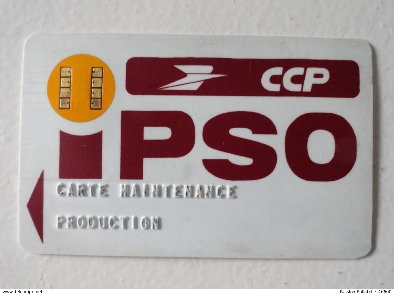 CARTE DE MAINTENANCE PRODUCTION " CCP IPSO " - Errors And Oddities