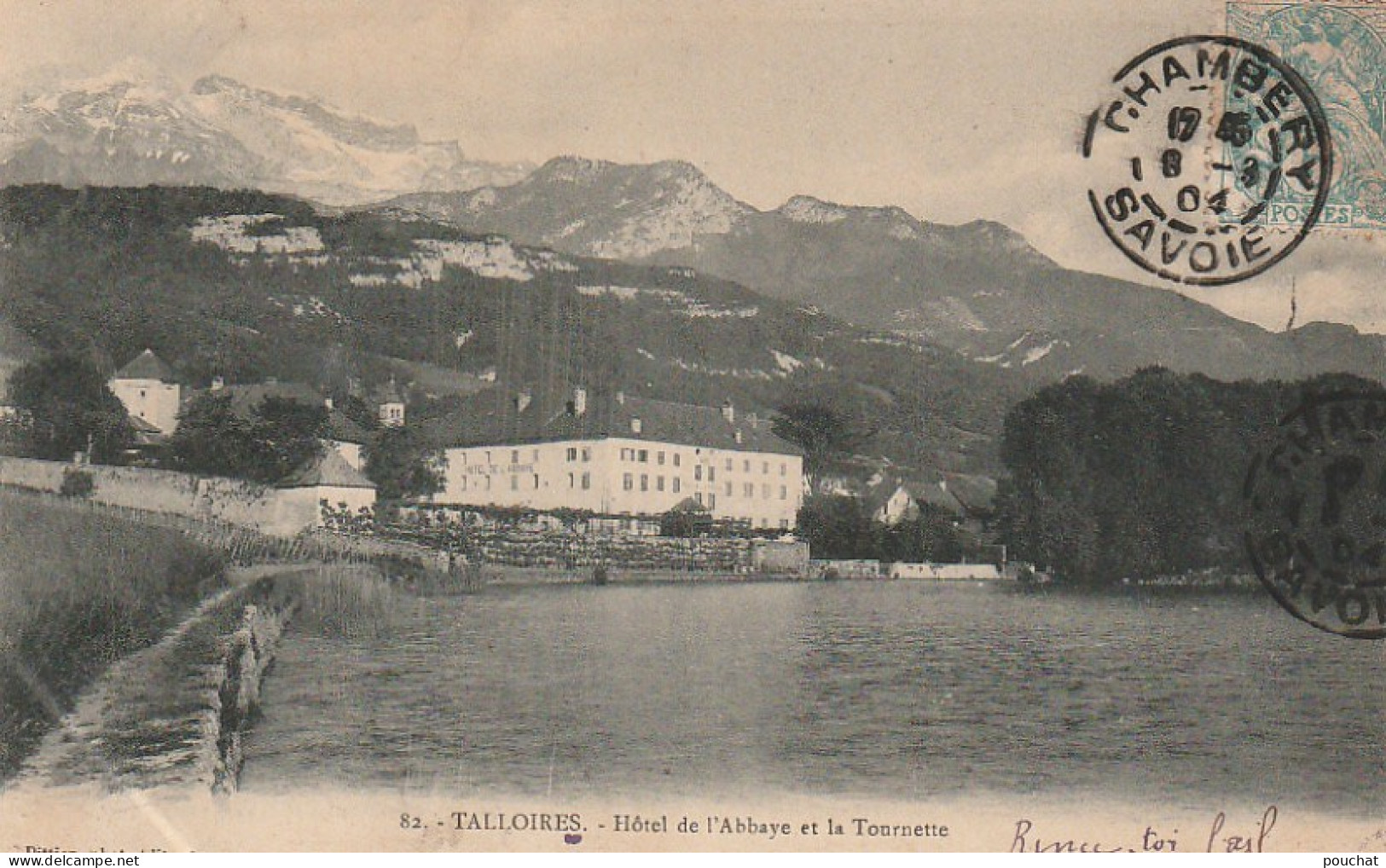 ZY 110-(74) TALLOIRES - HOTEL DE L' ABBAYE ET TOURNETTE - 2 SCANS - Talloires