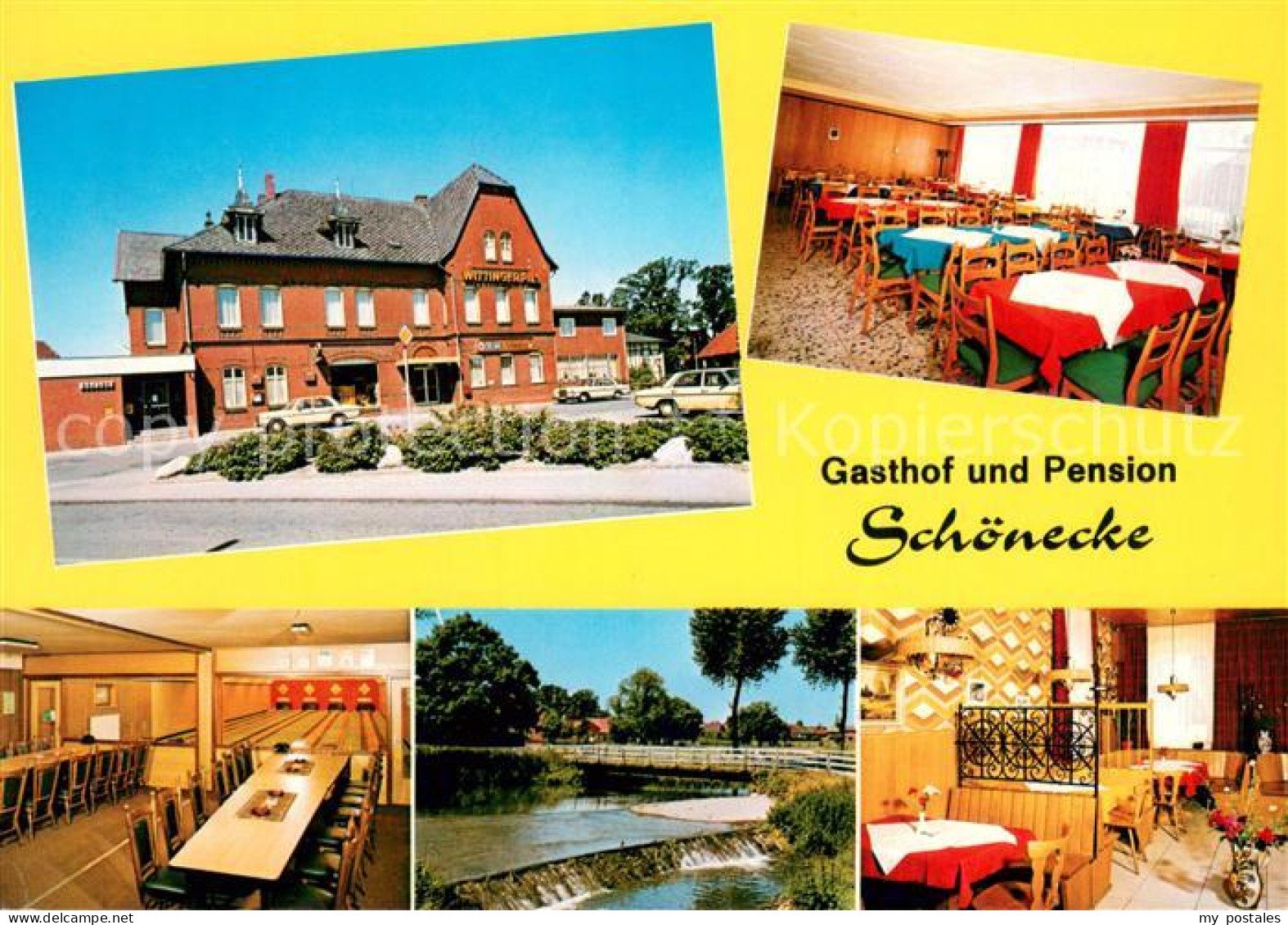 73651215 Wahrenholz Gasthof Schoenecke Restaurant Kegelbahnen Partie Am Fluss We - Otros & Sin Clasificación