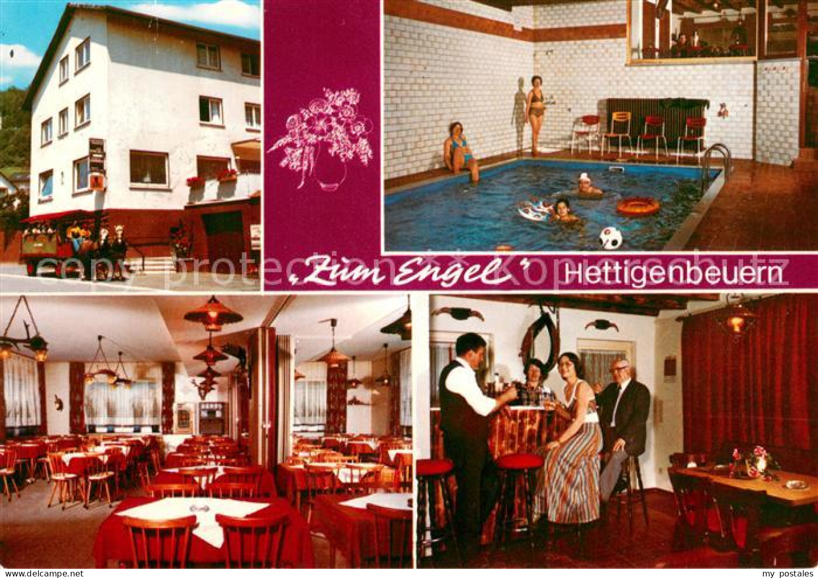 73651211 Hettigenbeuern Gasthaus Cafe Pension Zum Engel Restaurant Theke Hallenb - Buchen