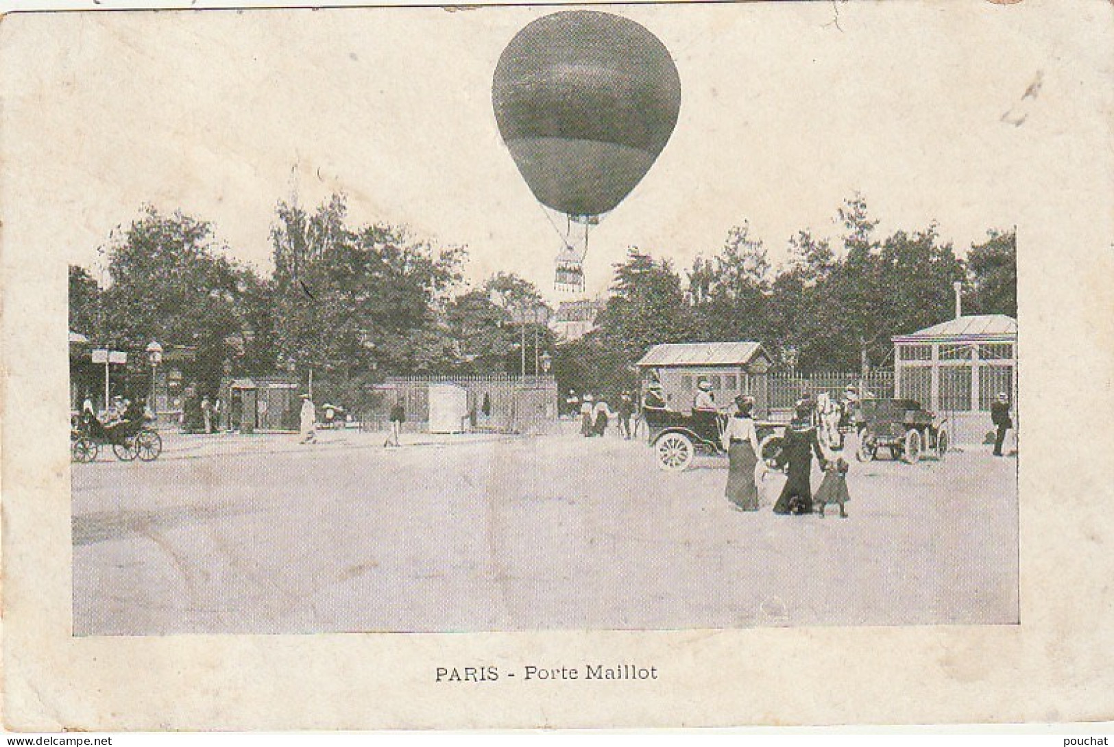 ZY 111-(75) PORTE MAILLOT , PARIS - ANIMATION - BALLON - 2 SCANS - Paris (17)