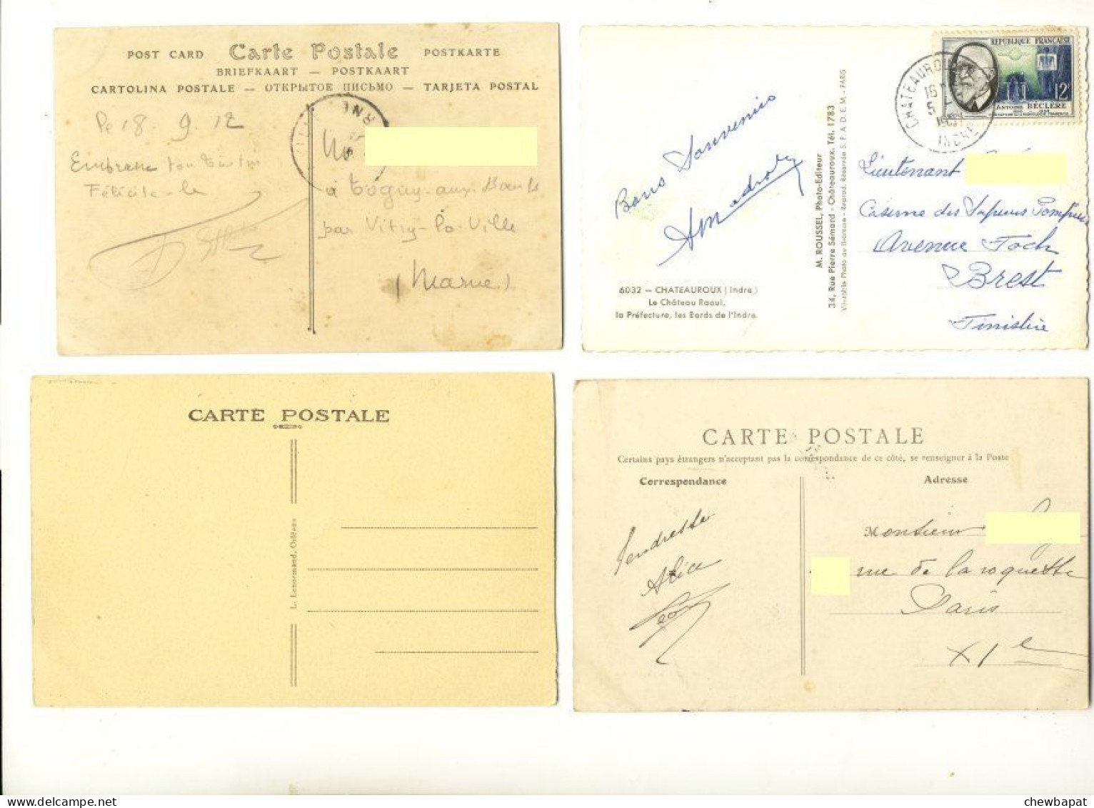 Pays De Loire - Lot De 12 Cartes Différentes - Toutes Scannées Recto Verso - 5 - 99 Postkaarten