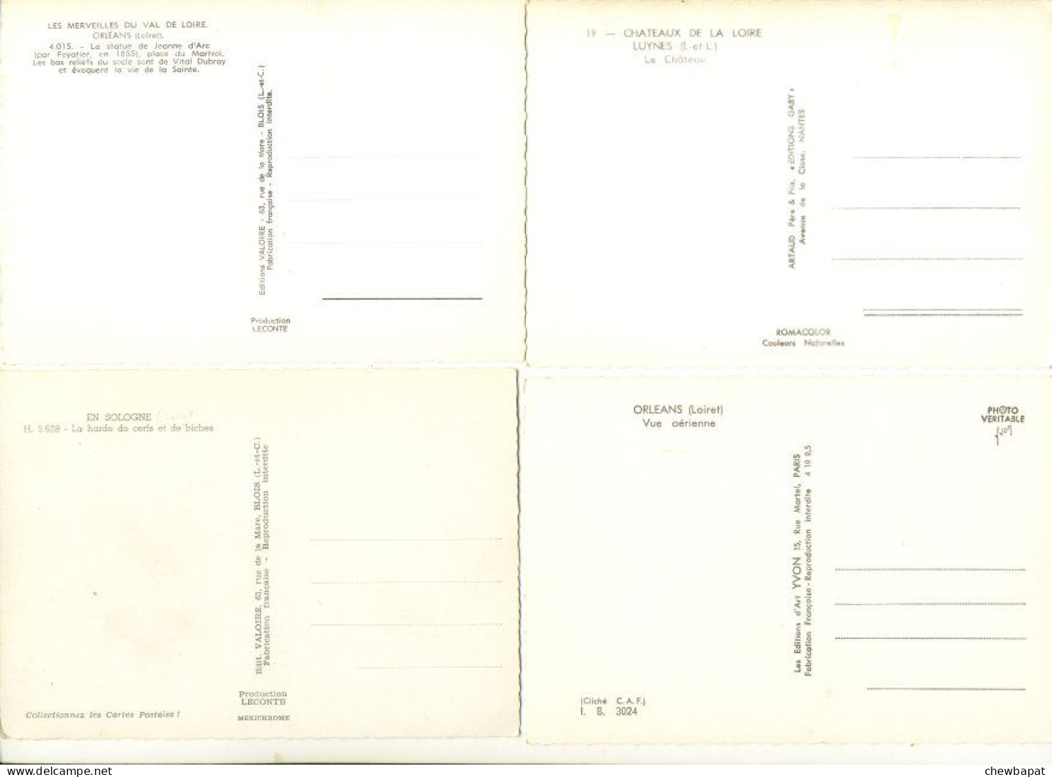 Pays De Loire - Lot De 12 Cartes Différentes - Toutes Scannées Recto Verso - 5 - 99 Postkaarten