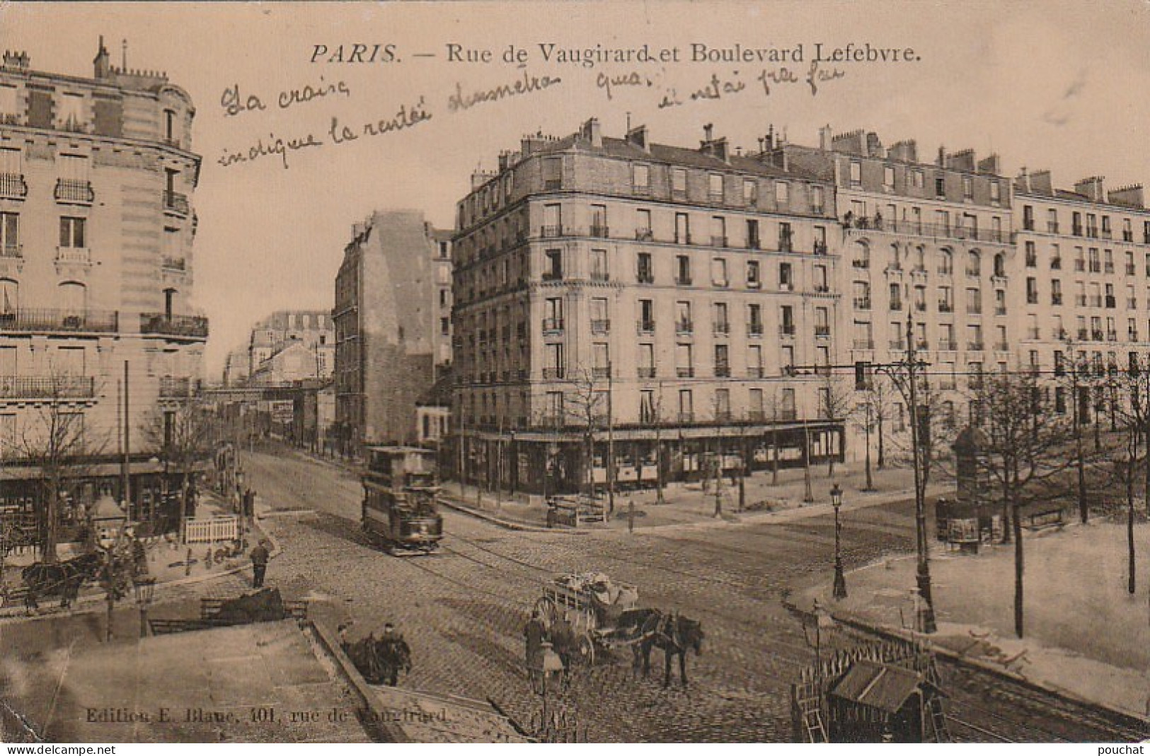 ZY 112-(75) RUE DE VAUGIRARD ET BOULEVARD LEFEBVRE , PARIS - ANIMATION - 2 SCANS - District 15
