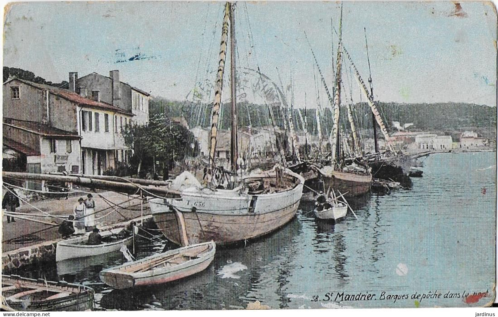 Saint Mandrier Barques De Pêche Dans Le Port - Saint-Mandrier-sur-Mer