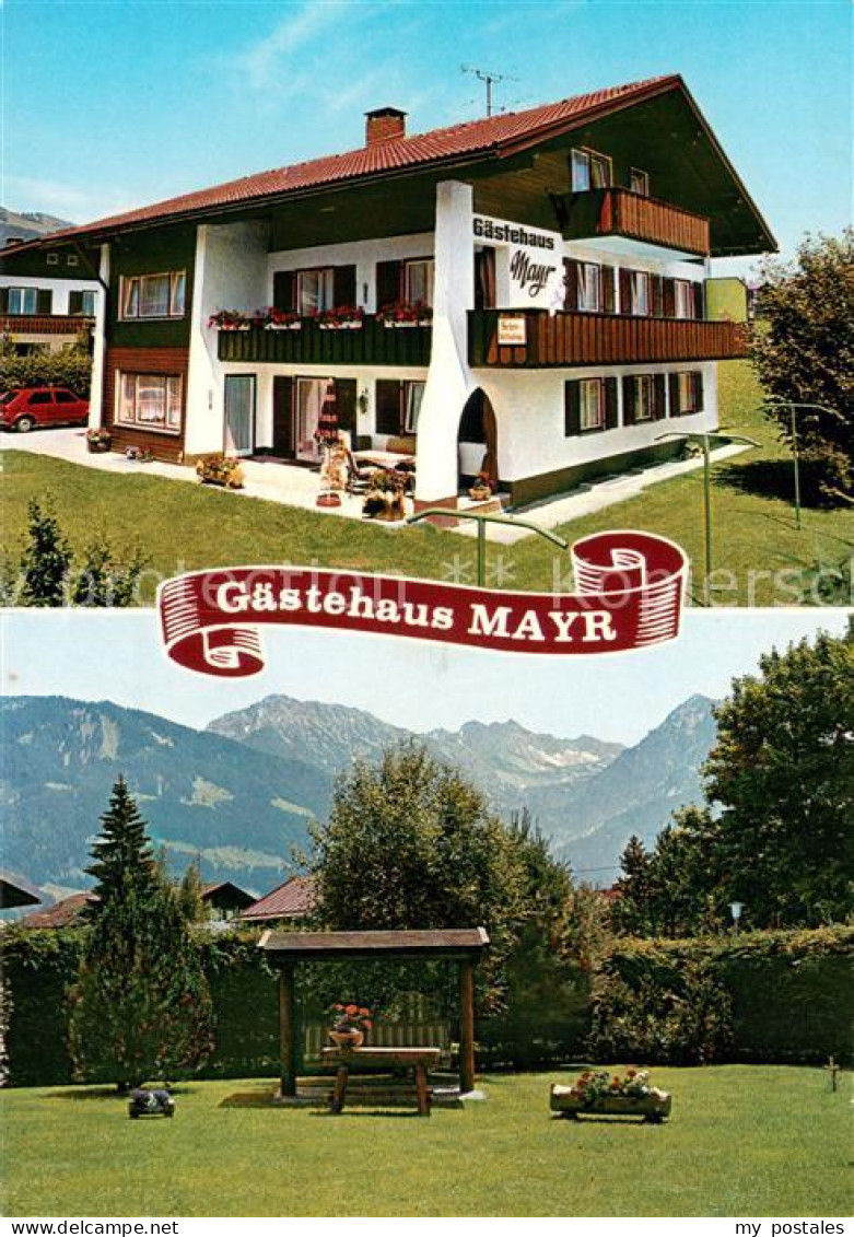 73651178 Fischen Allgaeu Gaestehaus Mayr Garten Alpenblick Fischen Allgaeu - Fischen