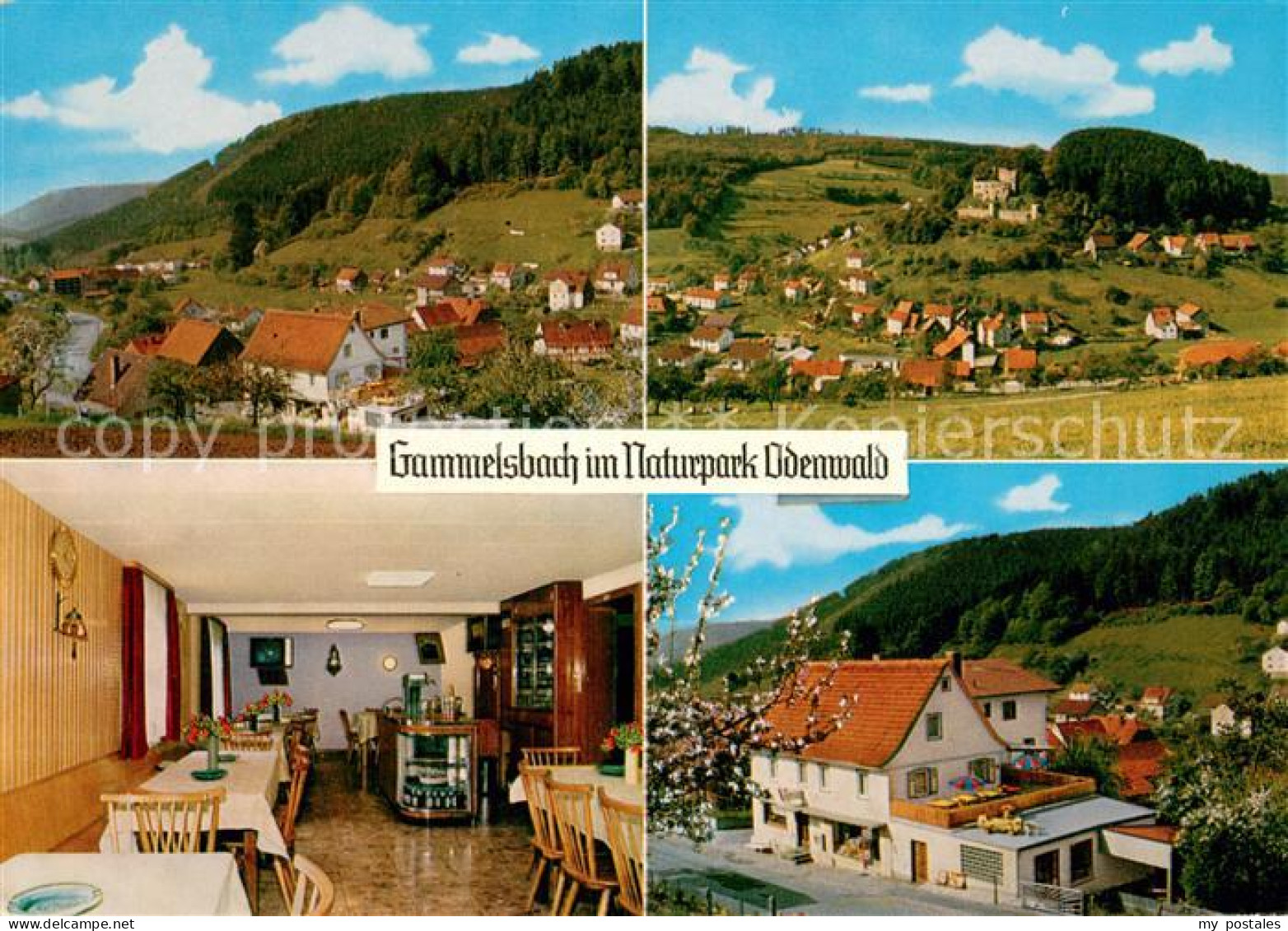 73651166 Gammelsbach Gasthaus Pension Zum Kuehlen Krug Panorama Naturpark Odenwa - Otros & Sin Clasificación