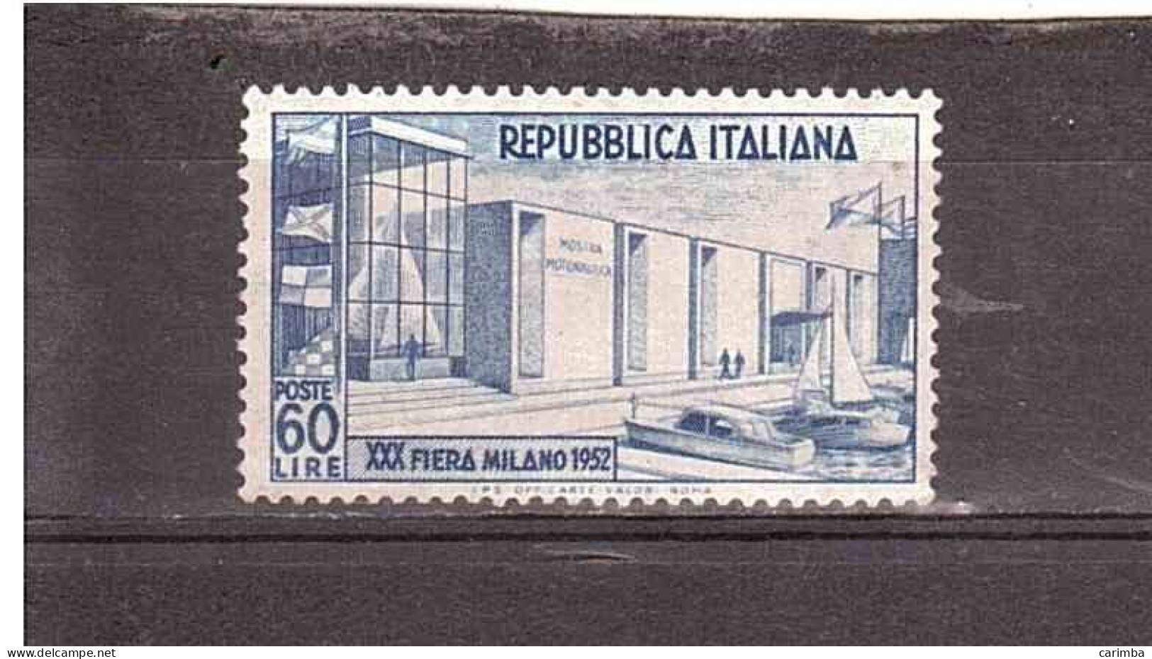 1952 L.60 FIERA MILANO - 1946-60: Ungebraucht