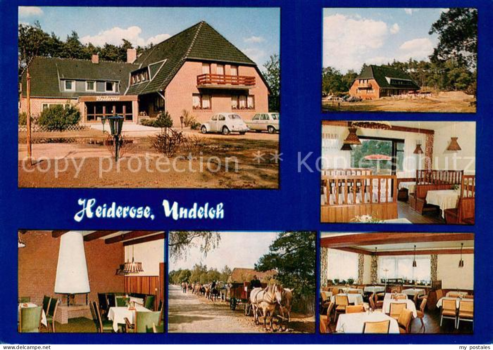 73651148 Undeloh Gasthaus Pension Heiderose Restaurant Fremdenzimmer Pferdekutsc - Otros & Sin Clasificación