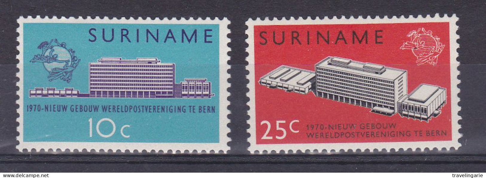 Suriname 1970 U.P.U. Headquarters In Bern MNH/** - U.P.U.