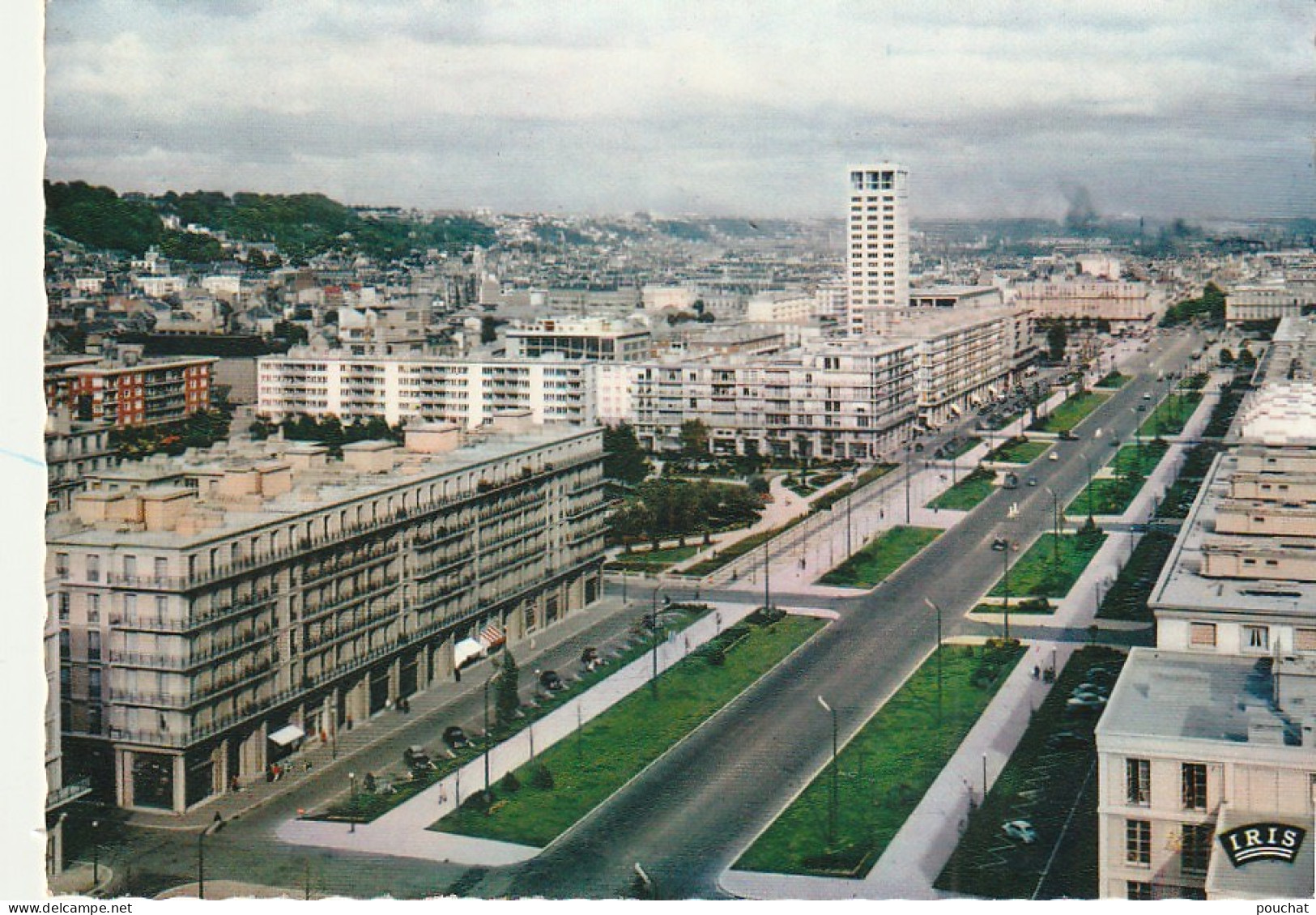 ZY 114-(76) LE HAVRE - AVENUE FOCH - VUE GENERALE - 2 SCANS - Unclassified