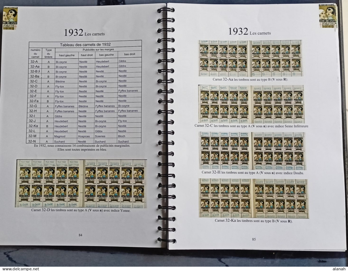 Catalogue COUTAN timbres antituberculeux 1925-1944