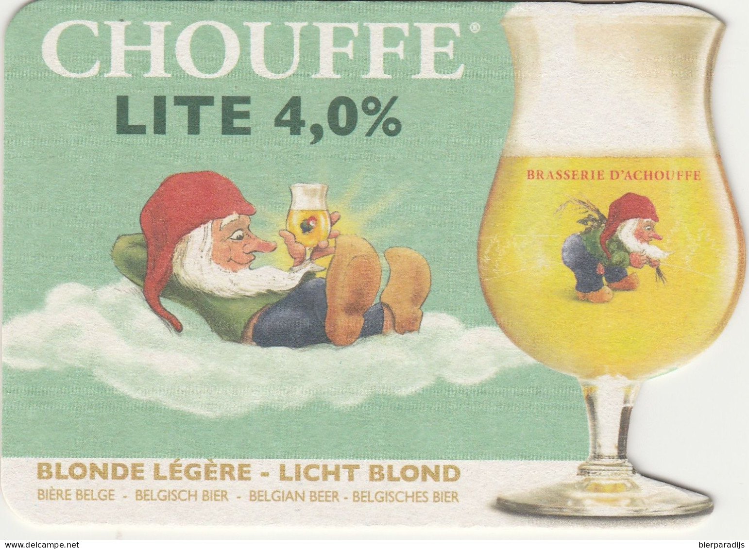 Chouffe Lite - Beer Mats