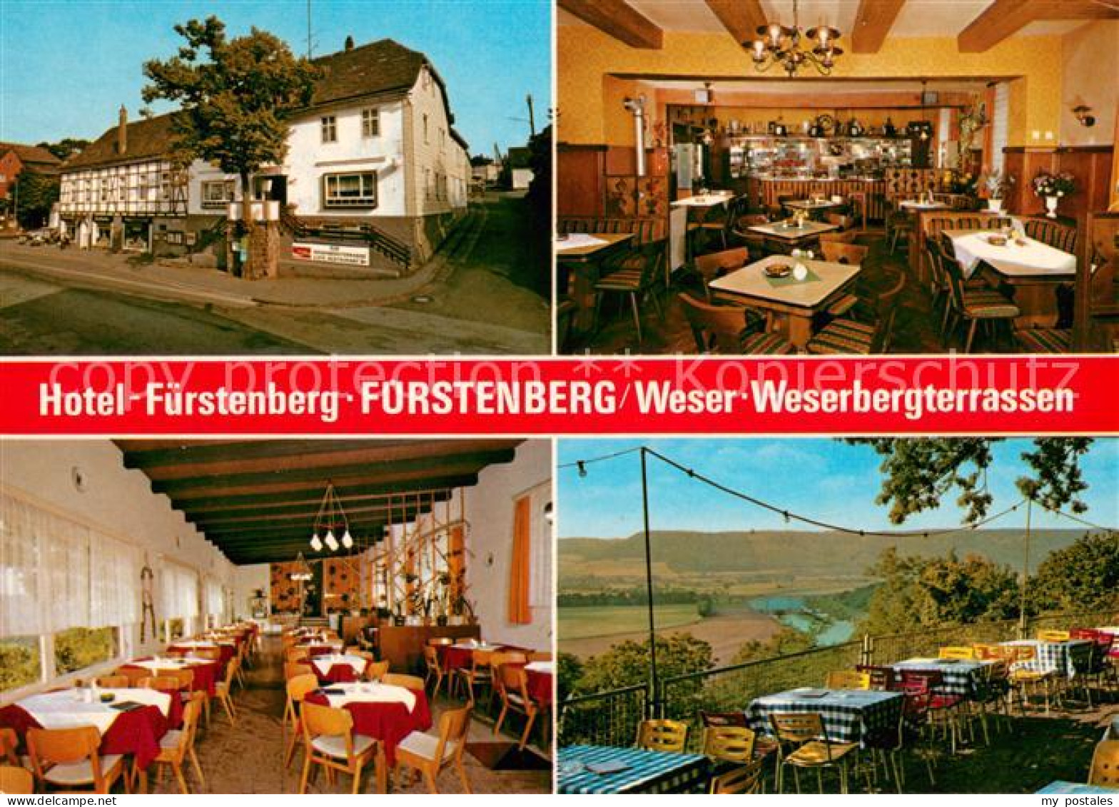 73651126 Fuerstenberg Weser Hotel Fuerstenberg Restaurant Weserbergterrassen Fue - Otros & Sin Clasificación