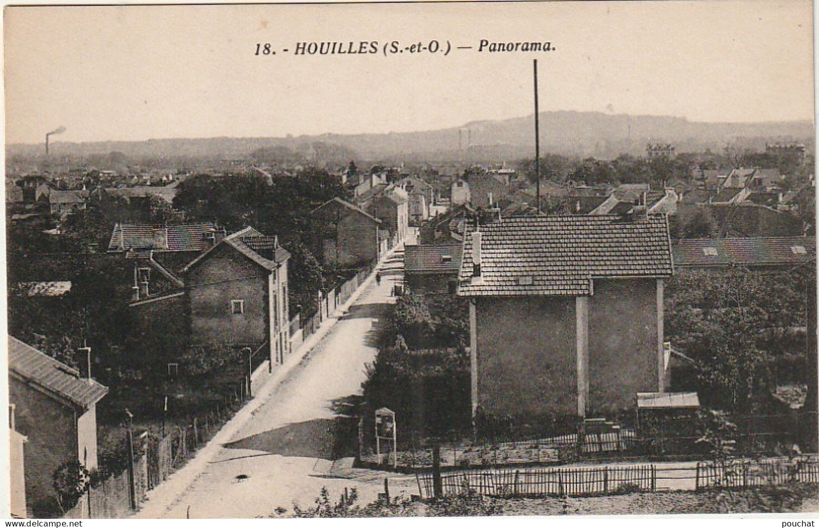 ZY 116-(78) HOUILLES - PANORAMA - 2 SCANS - Houilles