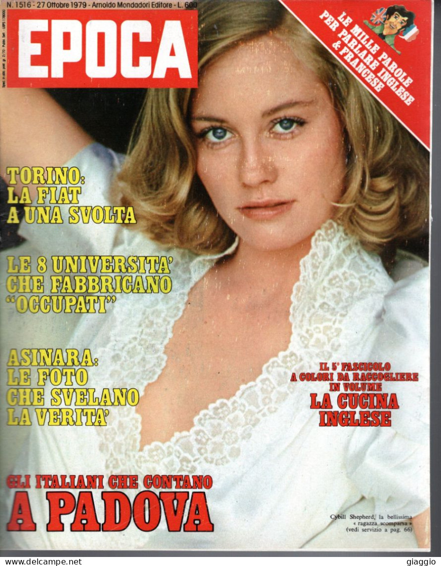 °°° RIVISTA EPOCA N° 1516 DEL 27 OTTOBRE 1979 °°° - Altri & Non Classificati