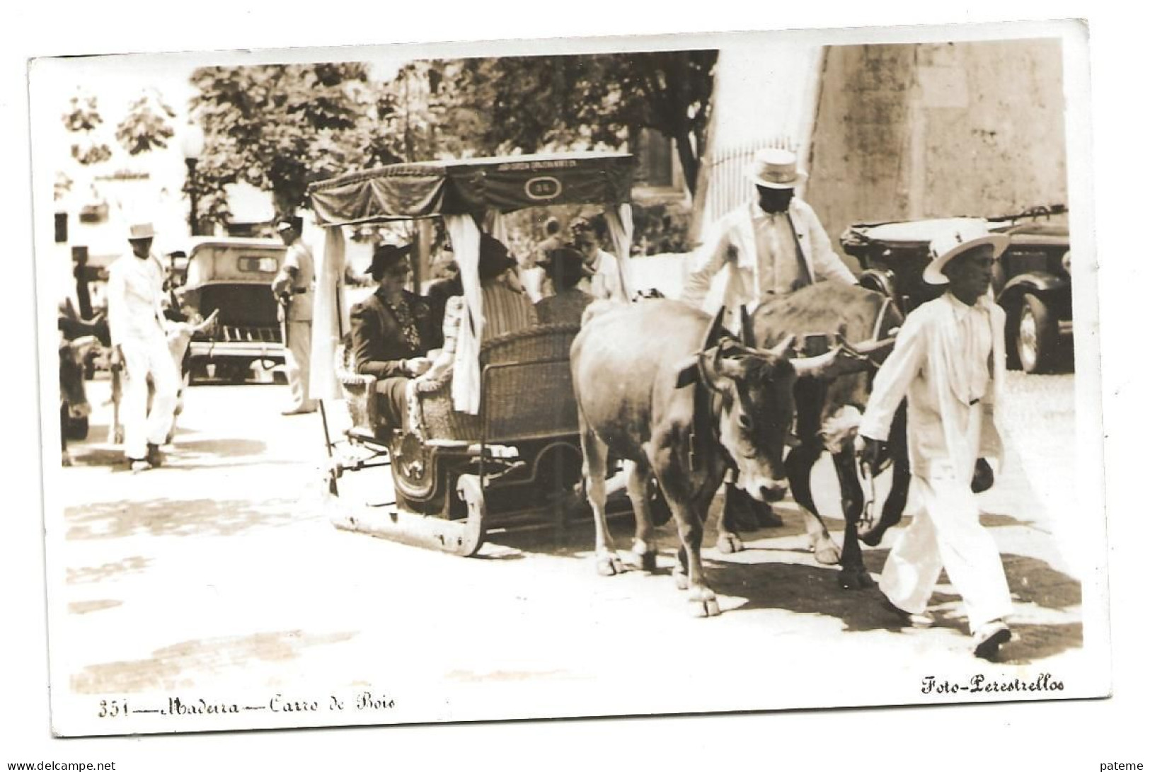 Portugal Maderia Carro De Bois Charette Sur Traineau - Madeira