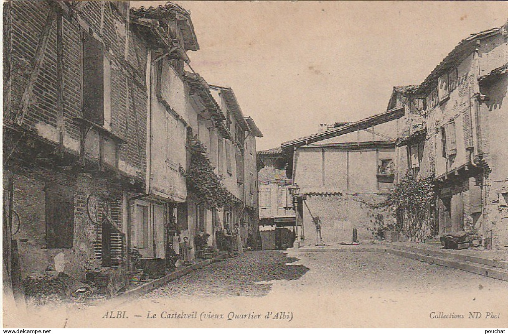 ZY 119-(81) ALBI - LE CASTELVEIL ( VIEUX QUARTIER D' ALBI ) - 2 SCANS - Albi