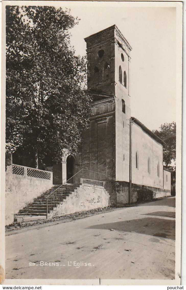 ZY 119-(81) BRENS - L' EGLISE - 2 SCANS - Other & Unclassified