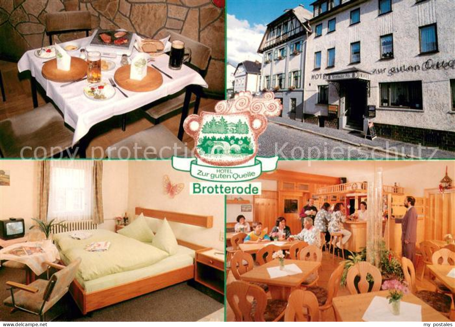 73651061 Brotterode Hotel Zur Guten Quelle Restaurant Fremdenzimmer Brotterode - Autres & Non Classés