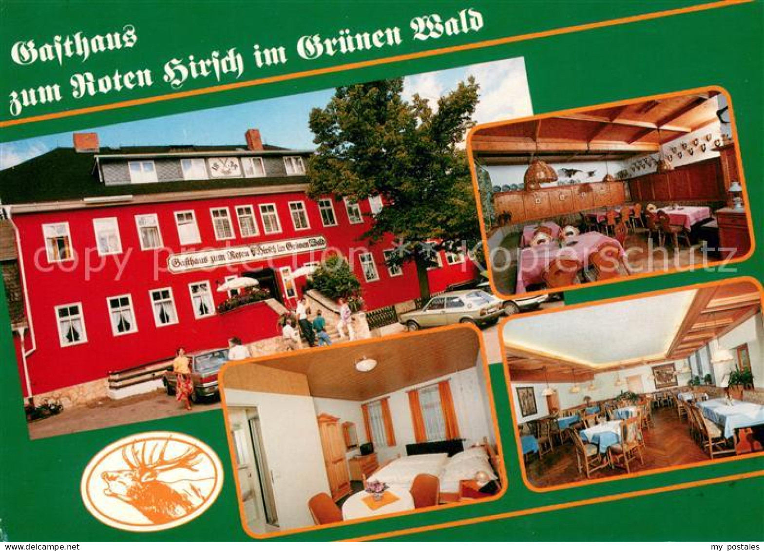 73651058 Hoheneiche Saalfeld Gasthaus Zum Roten Hirsch Im Gruenen Wald Restauran - Saalfeld