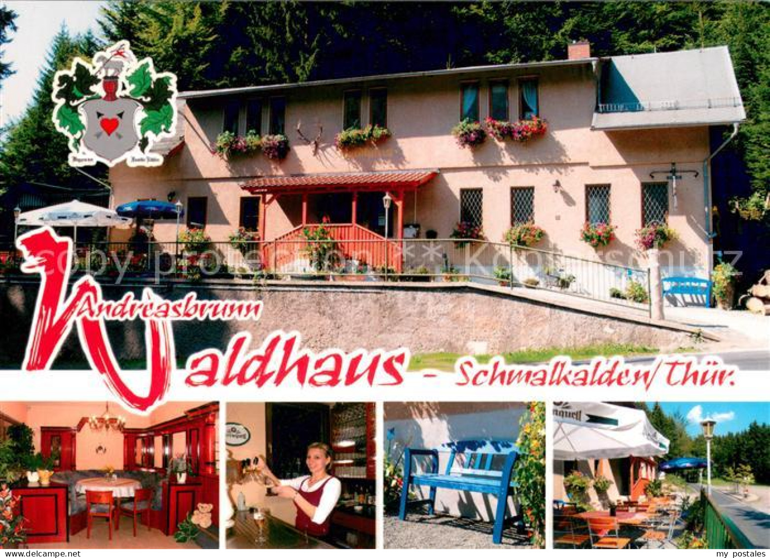 73651056 Schmalkalden Ausflugsgaststaette Waldhaus Andreasbrunn Terrasse Schmalk - Schmalkalden