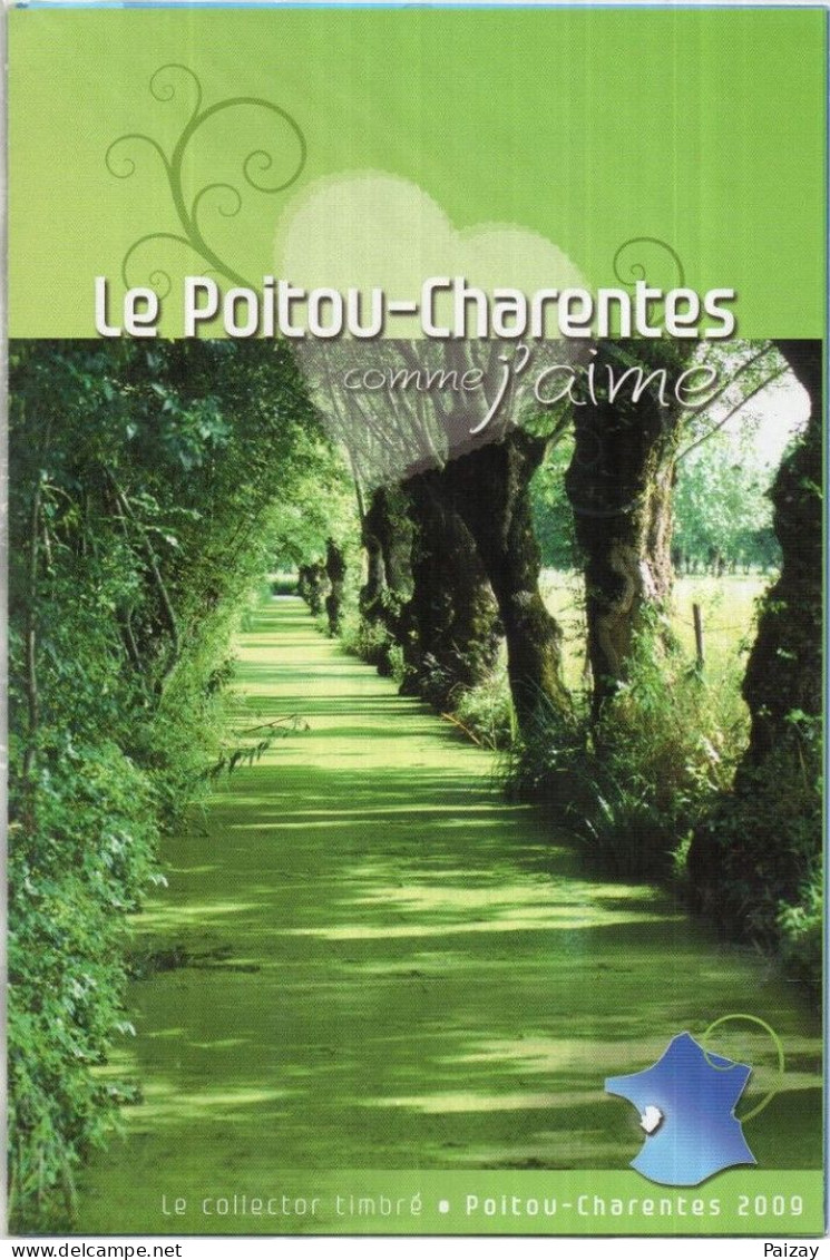 Collector 2009 " Poitou Charentes Que J'aime - Neuf ** Feuillet De 10 Timbres Autocollants Lettre Prioritaire 20 G - Collectors