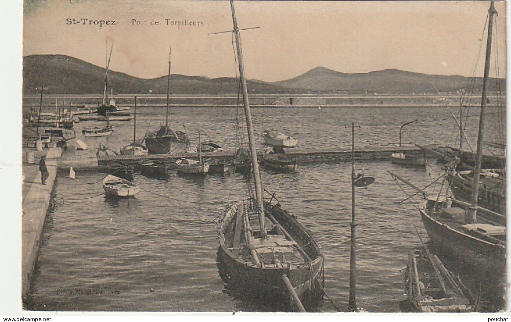 ZY 121-(83) ST TROPEZ - PORT DES TORPILLEURS  - 2 SCANS - Saint-Tropez