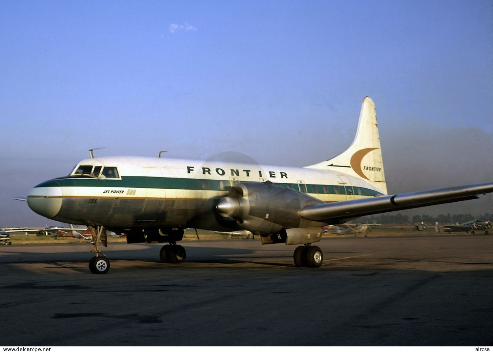 Aviation Postcard-WGA-1455 FRONTIER AIRLINES Convair 340 - 1946-....: Era Moderna