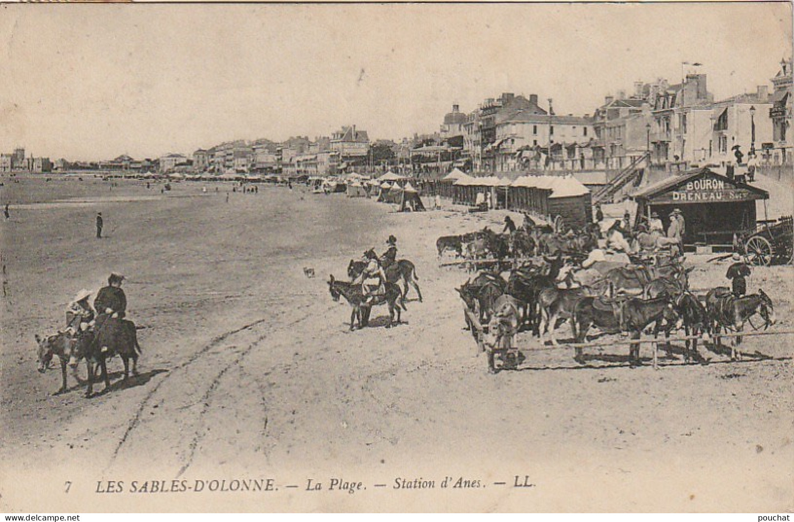 ZY 123-(85) LES SABLES D' OLONNE - LA PLAGE - STATION D' ANES - ANIMATION - 2 SCANS - Sables D'Olonne