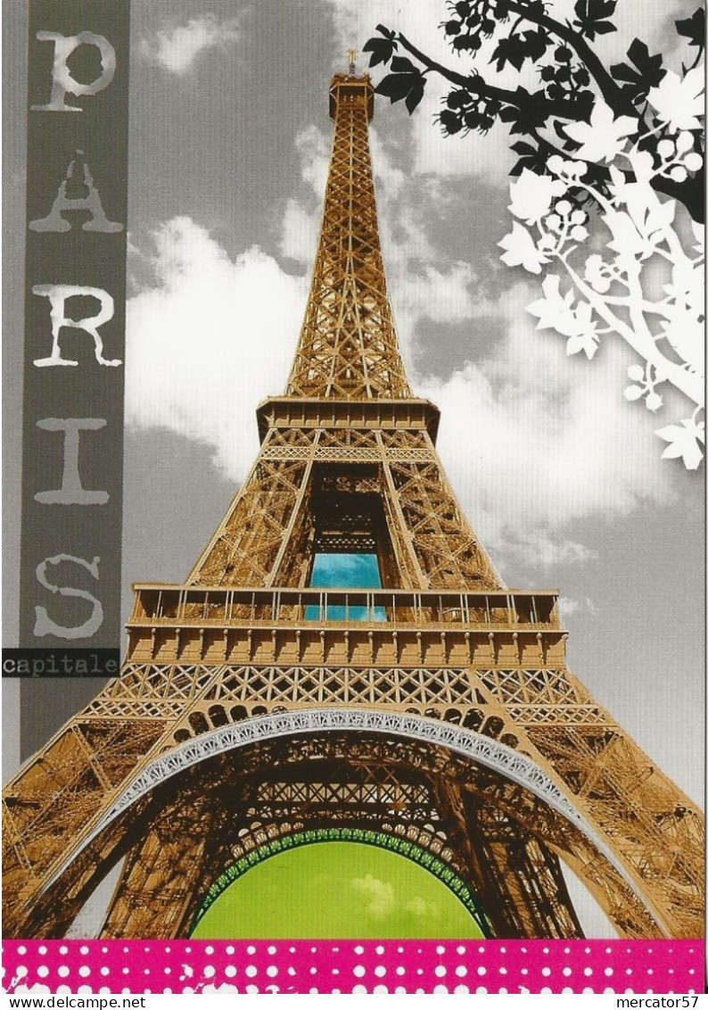 CPM PARIS Tour Eiffel - Contemporain (à Partir De 1950)