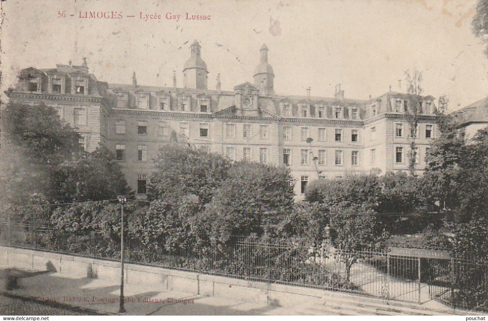 ZY 125-(87) LIMOGES - LYCEE GAY LUSSAC - 2 SCANS - Limoges