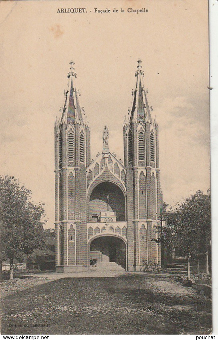 ZY 125-(87) ARLIQUET - FACADE DE LA CHAPELLE - 2 SCANS - Otros & Sin Clasificación