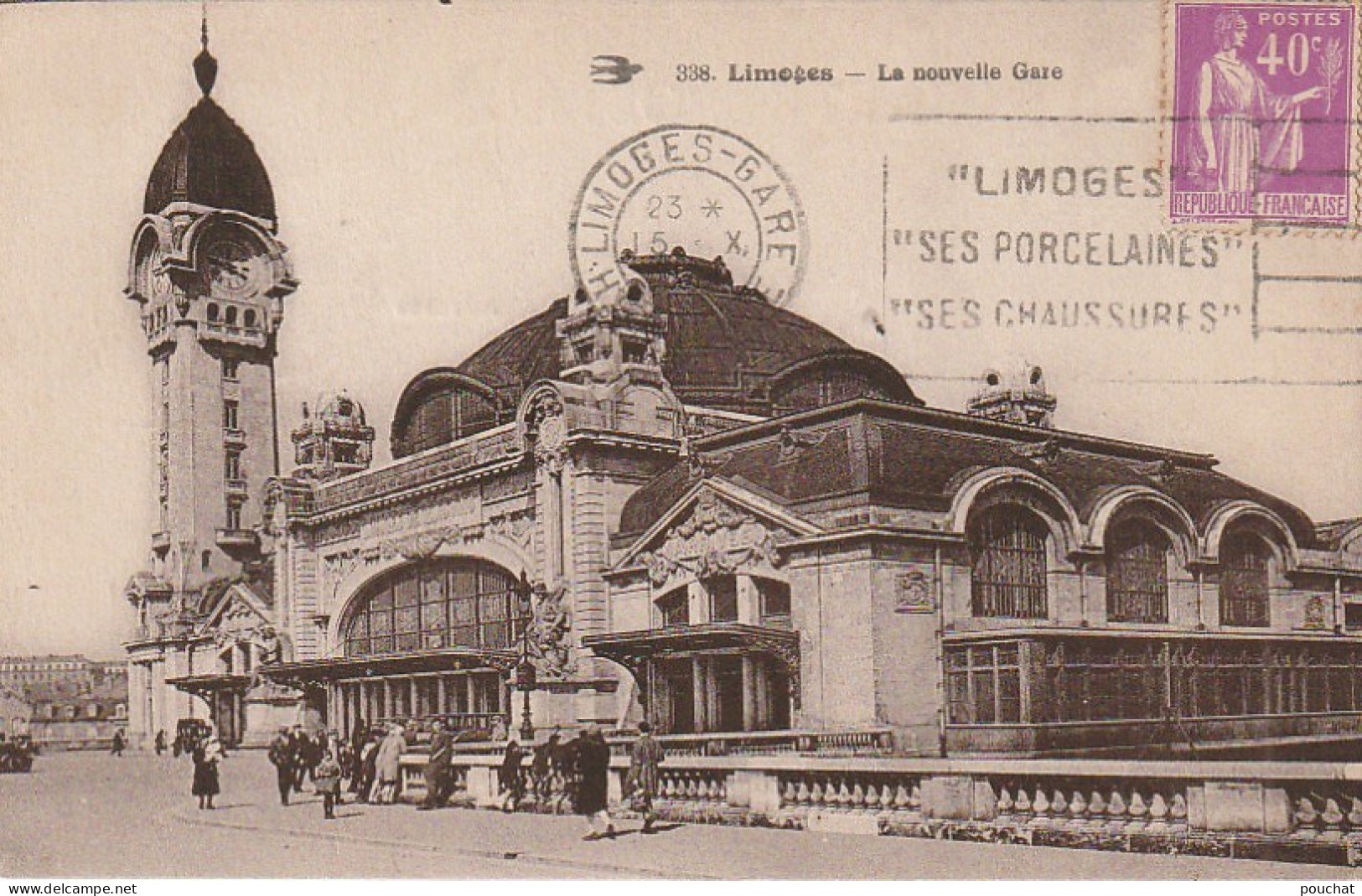 ZY 125-(87) LIMOGES - LA NOUVELLE GARE - ANIMATION - 2 SCANS - Limoges