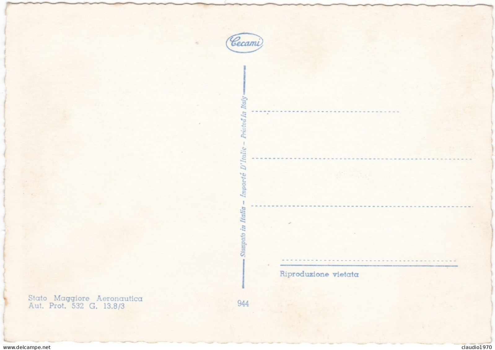 TEMATICA - MILITARE - CARTOLINA - AVIAZIONE - Otros & Sin Clasificación