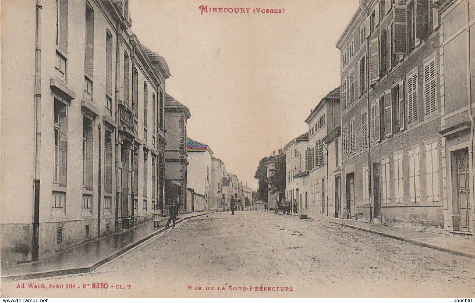 ZY 127-(88) MIRECOURT - RUE DE LA SOUS PREFECTURE - 2 SCANS - Mirecourt