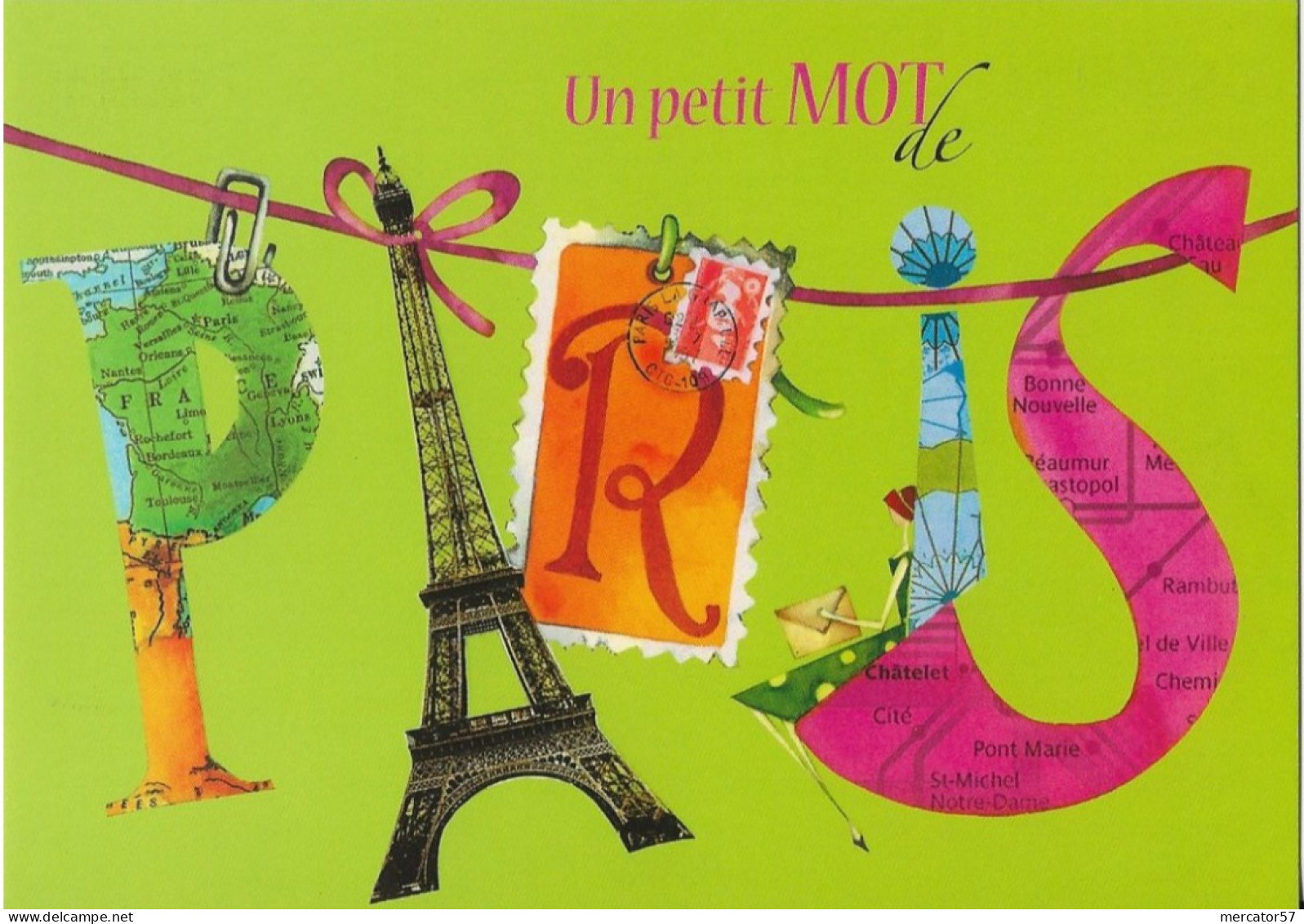 CPM PARIS Tour Eiffel - Contemporanea (a Partire Dal 1950)